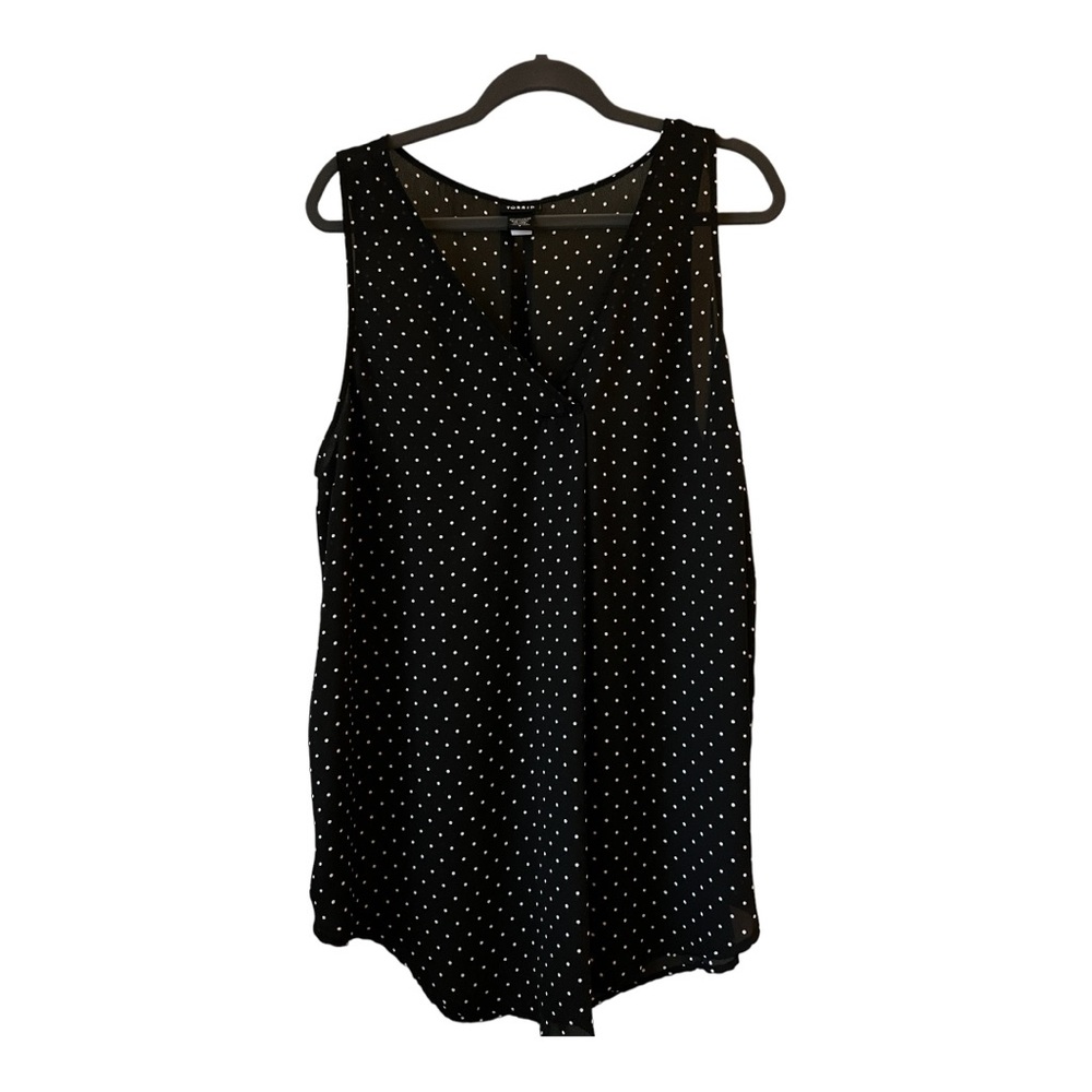 Polka Dot Sleeveless Top